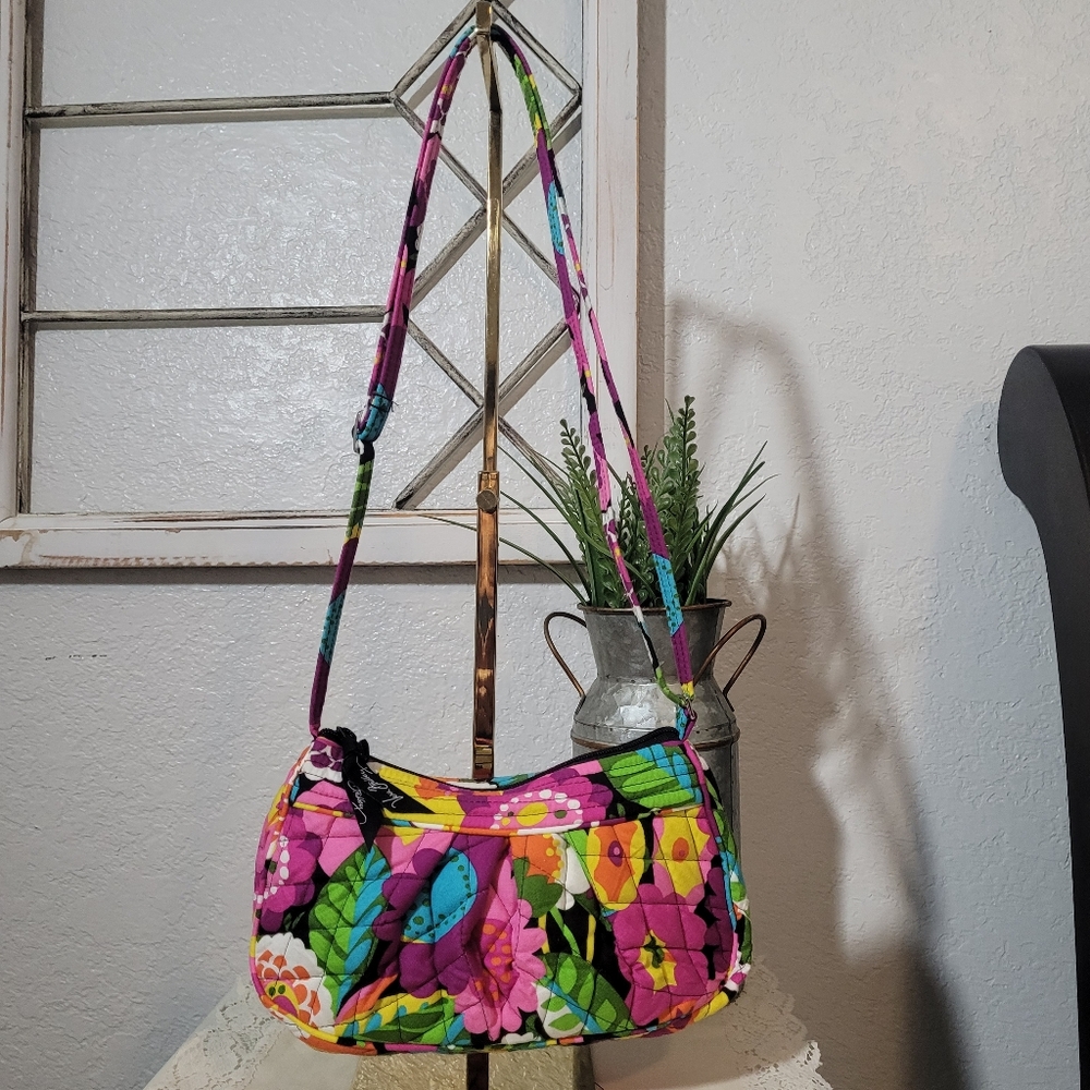 NWOT Vera Bradley Va Va Boom Multicolored Floral Crossbody Shoulder Purse